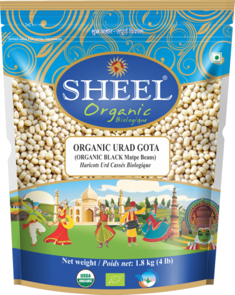 Sheel Organic Urad Gota 4 lbs