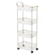 thumbnail image 1 of 4Tier Acrylic Rolling Storage with Cart Wheels (14'X10'X37'), 1 of 5