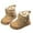 Khaki, variant on REDARER Winter Warm Lined Ankle Boots for Girls Non Boots with Soft Sole Comfortable Casual Footwear for Toddler Kids Outdoor Play,Winter Boots,Girls Boots,Size:4-4.5 Years