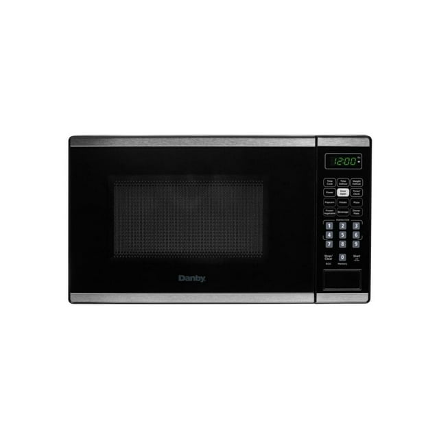 Danby Four à Micro-Ondes de Comptoir 0,7 Pi3 Noir et Acier Inoxydable (DBMW0722BBS)