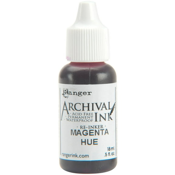 Ranger Archival Ink Pad Re-Inker - Magenta Hue