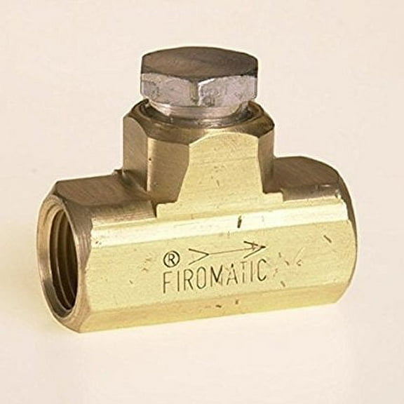 FIROMATIC B100HCV 38" Npt(f) X 38" Npt (f) Globe Check Valve 12410
