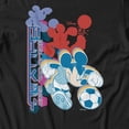 thumbnail image 3 of Disney Mickey Mouse World Cup Hero Men's T Shirt (Black, S-XXXL), 3 of 4