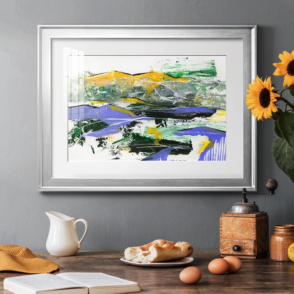 Silent Mountain III Premium Framed Print - Ready to Hang