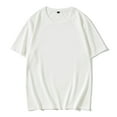 thumbnail image 2 of Mens Plus Size Shirts Summer Men's Round Neck T-shirt Mercerized Cotton Short Sleeve, 2 of 4