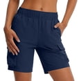 thumbnail image 2 of Neewe Shorts de Randonnée pour Femmes Séchage Rapide Légers Résistants à l'Eau Shorts Athlétiques avec Poches Extérieur Golf Actif, 2 of 7