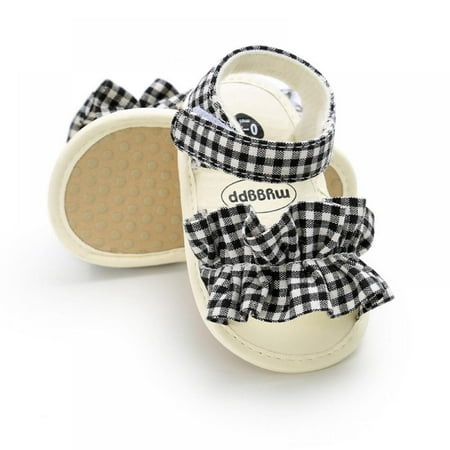

Baby Girls Shoes Summer Sandals For Kids Anti-Slip Bow Beach Shoes S-L