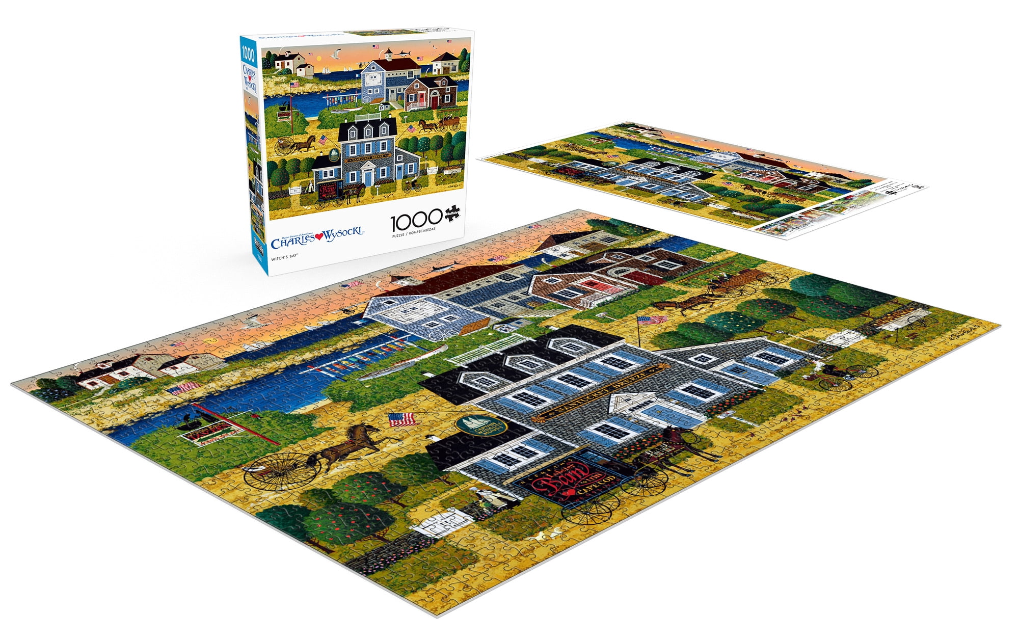 Buffalo Games 1000-Piece Charles Wysocki Witch's Bay Interlocking Jigsaw Puzzle