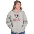 thumbnail image 5 of Betty Boop Cartoon Unafraid To Be Me Zip Hoodie Sweatshirt Women Brisco Brands S, 5 of 6