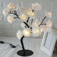 thumbnail image 1 of CAROOTU Rose Shaped Table Lamp Flower Rose Tree Decorative Light for Living Room Bedroom, 1 of 6
