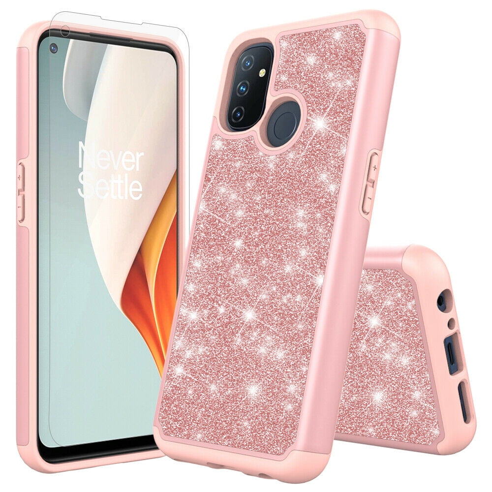 for OnePlus Nord N100 1+ Nord N100 Phone Case Glitter Shockproof Edge