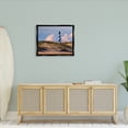 thumbnail image 2 of Stupell Nautical Lighthouse Cloudy Dunes Landscape Photography Black Floater Framed Art Print Wall Art, 2 of 6