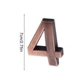 thumbnail image 3 of Advancent Números de casa Hogar Delicado Pequeño Número de puerta Galvanoplastia Marca de puerta Accesorios de marcado de puerta Número 9 Decoración del hogar Número 4 Advancent HA059681-05, 3 of 6