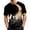 Black, variant on Mens Halloween Shirts Short Sleeve Crew Neck Pumpkin Bat Pullovers Causal Loose Funny Tees, 4XL