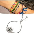 thumbnail image 3 of Aromatherapy Diffuser Bracelet, Essential Oil Diffuser Bracelet, Hollow Stainless Steel Adjustable Essential Oil Perfume Bracelet, for Gift, 3 of 8