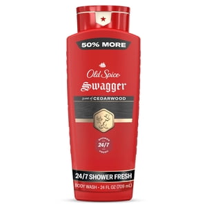 Old Spice Swagger Cedarwood Body Wash for Men, 24 fl oz