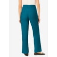 thumbnail image 2 of Woman Within Plus Size Fineline Stretch Denim Wide-Leg Pull-On Jeans, 2 of 4