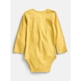 thumbnail image 2 of Wonder Nation Baby Boys' Graphic Cotton Bodysuit with Long Sleeves, Sizes 0M-24M, 2 of 3