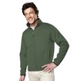 thumbnail image 1 of Tri-Mountain Contender 7350 Polyknit Fleece Full Zip Jacket, Medium, Ivy/Charcoal, 1 of 2