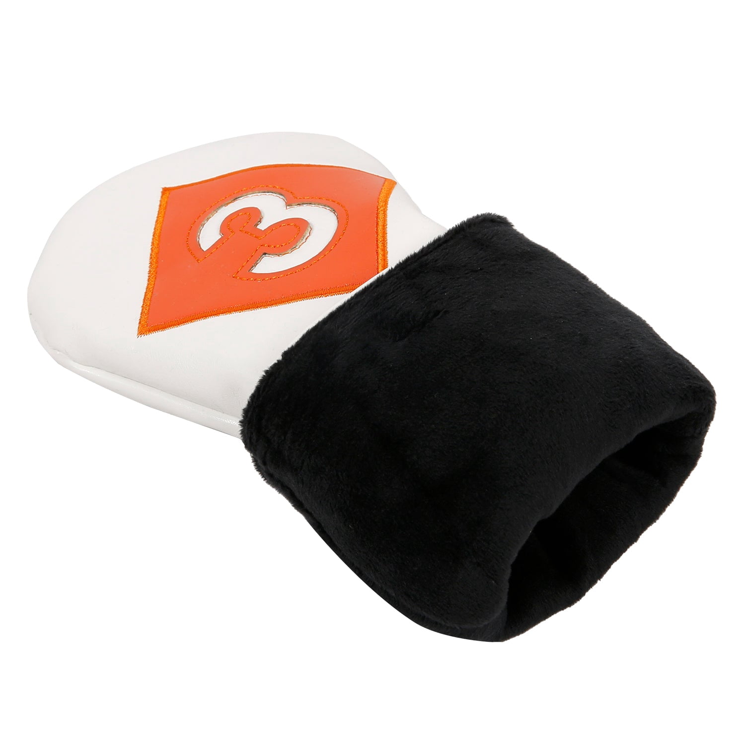 Leather Golf Covers Driver 1 3 5 U Headcovers 4 Piece Set White with Multicoloured