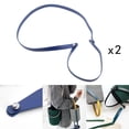 thumbnail image 3 of DIY Leather Purse Handle Charms Strap Replacement Handbag Accessories Blue, 3 of 8
