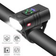 thumbnail image 1 of 2 LED Bike Lights USB Rechargeable 6 Lighting Modes Bike Light Front Light IPX5 Waterproof Light for Mountain Bikes Road Bikes, 1 of 10