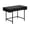 Black, variant on Pemberly Row Computer Desk Home Office Laptop 48"L Work Metal White Marble Look