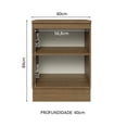 thumbnail image 3 of Gabinete Bajo Cocina Madesa Lux 60cm Con Encimera MarrónGris, 3 of 5