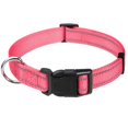 thumbnail image 3 of CNKOO Collier pour Petit Chien Réglable en Nylon Réfléchissant avec Boucle à Dégagement Rapide Rose, 3 of 3