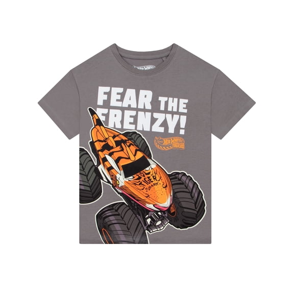 Hot Wheels Monster Trucks T-Shirt Boys Sizes 6-14
