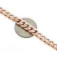 thumbnail image 4 of 10K Rose Gold Solid Miami Cuban Link Chain 8mm Box Clasp Necklace 24 Inches, 4 of 6