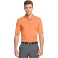 thumbnail image 1 of Greg Norman - Polo de rugby Five Iron Performance para hombre, naranja, mediano, 1 of 1