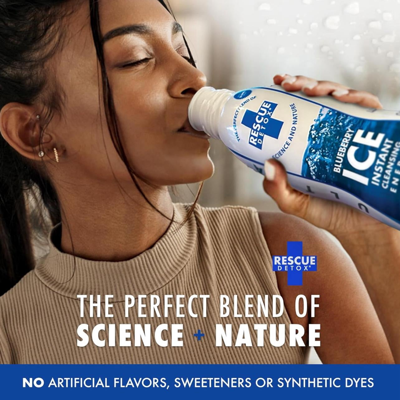 Rescue Detox Ice Ultra Premium Instant Cleansing Energy 17 oz – Detox Drink & Energy Boost
