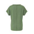 thumbnail image 5 of Weikingp Women's Short Sleeve Shirts，Cropped T Shirts for Women Graphic Tees Cute Graphic Tees Cotton Boho Tops for Women Ribbed Short Sleeve Tops for Women Tunic Tops Green S, 5 of 5