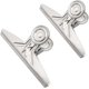 thumbnail image 1 of KAIYANG Clips extra grandes de acero inoxidable, paquete de 2 abrazaderas de metal plateadas para papel de encuadernación, 20 cm, 1 of 5