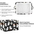 thumbnail image 3 of FREEAMG Collapsible Storage Basket Halloween Ghost Rectangular Storage Bins Baskets Toys Storage Bins with Handles for Bedroom Home Office 1PCS, 3 of 7