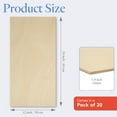 thumbnail image 2 of Baltic Birch Plywood, 12 x 24 x 1/8 Inch - 3 mm  Craft Wood, Box of 20 B/BB Grade Baltic Birch Sheets, Perfect for Laser, CNC Cutting and Wood Burning, by Woodpeckers, 2 of 7