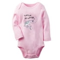 thumbnail image 2 of iDzn Catch Ya Later Fishing Funny Rompers, Newborn Baby Unisex Bodysuits, Infant Jumpsuits, Toddler Kids Long Sleeve Oufits (Pink, 6-12 Months), 2 of 5
