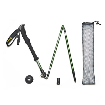 - 4PCS Folding Telescoping Trekking Pole Hiking Stick
