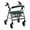 Green Leaf, variant on COEQINE Green Leaf Medical Products Rollator Walker Seat & Back Cover Rollator Seat Padded Cover Rollator Walker Accessories Seat Cushion for People Using Walking Aids