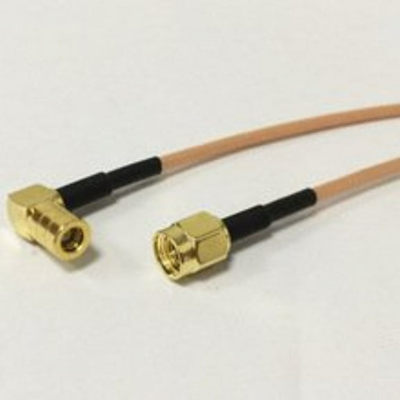 SMA male to SMB female right angle RA RF jumper cable RG316 15cm 6inch NEW High Quality Ships Quickly From USA
