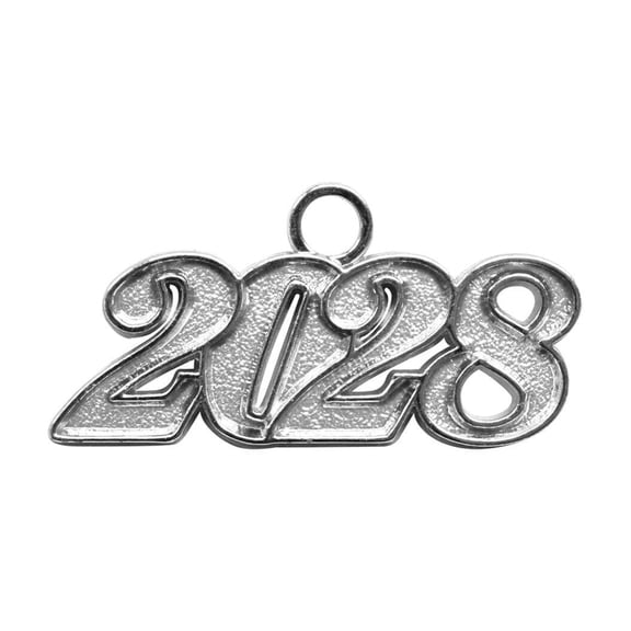 Endea Graduation Silver Tassel Date Charm Year 2028