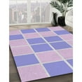 thumbnail image 2 of Ahgly Company Indoor Rectangle Patterned Pale Lilac Purple Novelty Area Rugs, 2' x 5', 2 of 6