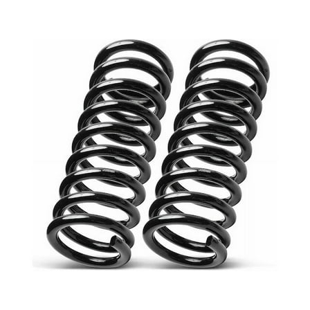 Front Coil Spring Set 2 - Compatible with 1968, 1970 - 1971 Oldsmobile 442 Base 7.5L V8