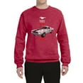 thumbnail image 2 of Wild Bobby, Ford Mustang 50 Years, Cars and Trucks, Unisex Crewneck Graphic Sweatshirt, Vintage Heather Red, 3X-Large, 2 of 4