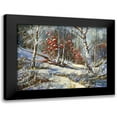 thumbnail image 1 of Chodyukov, Aleksander 14x12 Black Modern Framed Museum Art Print Titled - Sunbeams in the Snow, 1 of 5
