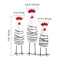 thumbnail image 2 of Amosfun 3 Piezas Figuras de Pollo de Madera Fiesta del día de Pascua Decoración de Mesa y alféizar de Ventana Figuras de Gallo de 7 a 8,66 Pulgadas, 2 of 5