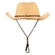 thumbnail image 1 of Sombrero de ala ancha de paja, delicado sombrero de fiesta de vaquero, sombrero de vaquera, 1 of 8