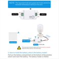 thumbnail image 2 of 433Mhz Wireless Remote Control Light Switch Push Button Wall Switch AC 110V 220V Relay Receiver,1 * Wireless remote control switch set, 2 of 8