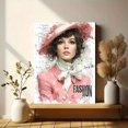 thumbnail image 6 of Pink Fashion Poster Canvas Art, Classic Fashion Quote Print, Women Style Home Wall Decor, 6 of 8
